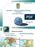 Seminar 4 TOPOGRAFIE Coordonate III