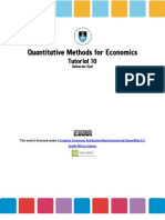 Introduction To Econometrics, Tutorial