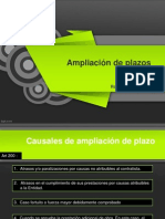 Ampliacion de Plazo