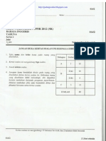 UPSR Percubaan 2012 Pahang B.inggeris Paper 2