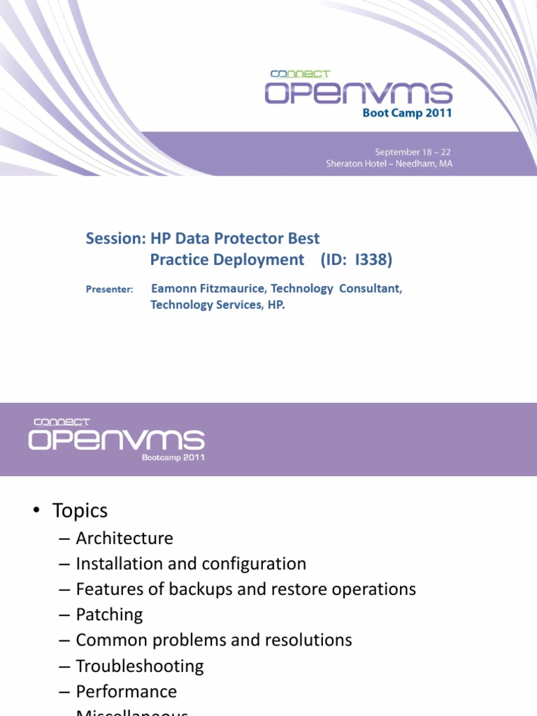 HP Data Protector Deployment Guide | PDF | File System | Computer File
