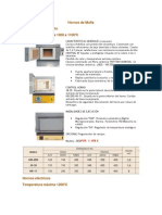 Hornos Mufla Electricos - Doc