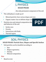 Soil Physics: Solid Phase