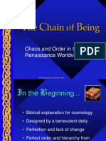 He Hain of Eing: Chaos and Order in The Renaissance Worldview
