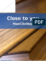 MaeCllnWay - Close to You