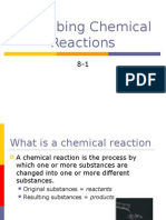 Sec 8-1 Describing Chemical Reactions