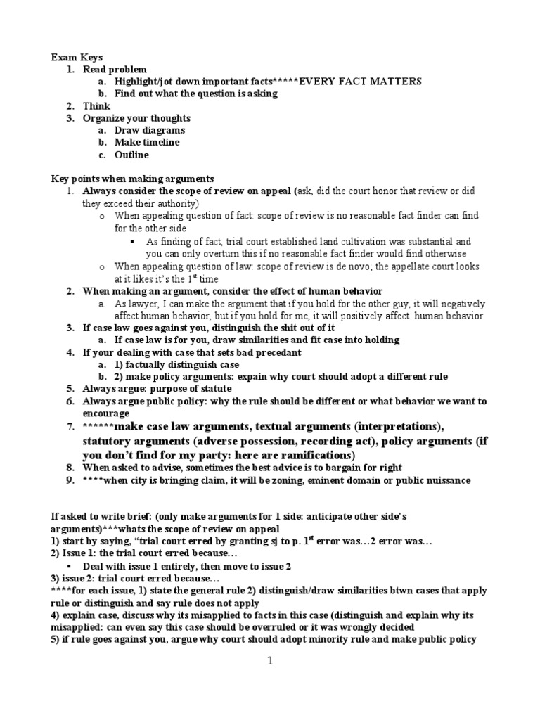 Property Final Outline | PDF | Fee Simple | Adverse Possession