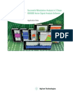 Successful Modulation Analysis in 3 Steps 89600B Vector Signal Analysis Software