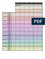 2013 Editorial Calendar Template