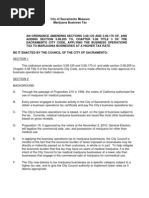 Sacramento cannabis business tax - Measure C