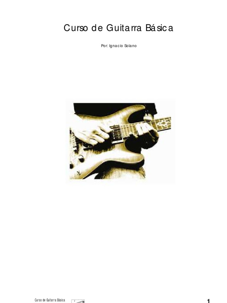 Curso de Guitarra Basica | PDF | Guitarras | Escala (música)