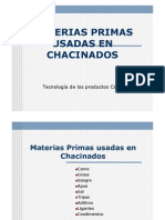 Materias Primas Usadas en Chacinados