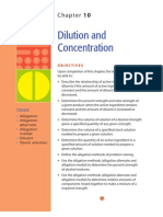 Alligation Dilution