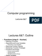 C Course - Lecture6&7 - Functions