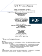 17 - Neonatal Thrombocytopenia