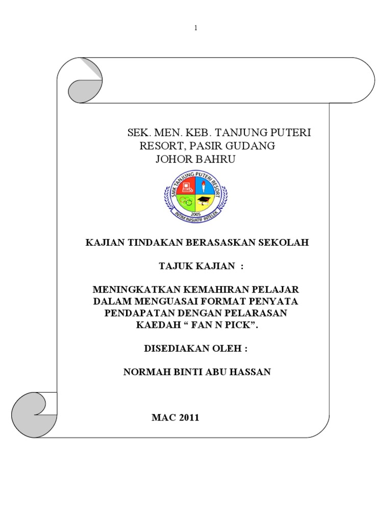 Kajian Tindakan Prinsip Perakaunan Sekolah Menengah. GuruGuru  PDF