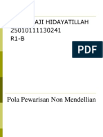 Pola Pewarisan Sifat Non Mendellian