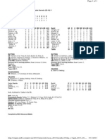 Box Score (5-11)