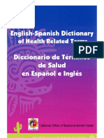 Diccionario Medico Espanol Ingles