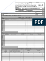 Annual Information Return of Creditable Income Taxes Withheld (Expanded) / Income Payments Exempt From Withholding Tax