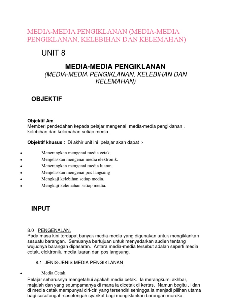 Media Dalam Pengiklanan Pdf