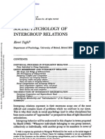 Tajfel 1986 Social Pychology of Intergroup Relations