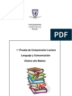 8°B Comprensión Lectora