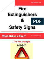 Fire Extinguishers & Safety Signs: Your Company Logo
