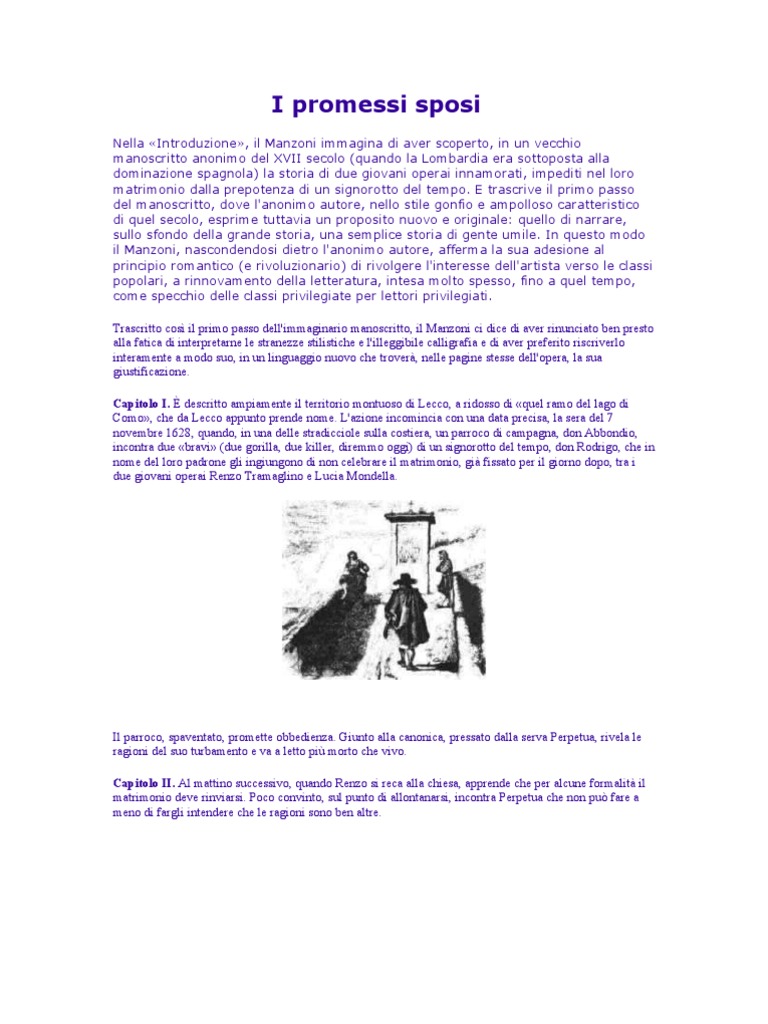 I Promessi Sposi Pdf Da Stampare