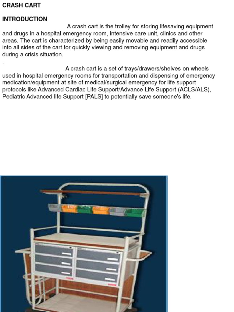 CRASH CART Presentation.pptx Emergency Department Cardiac Arrest