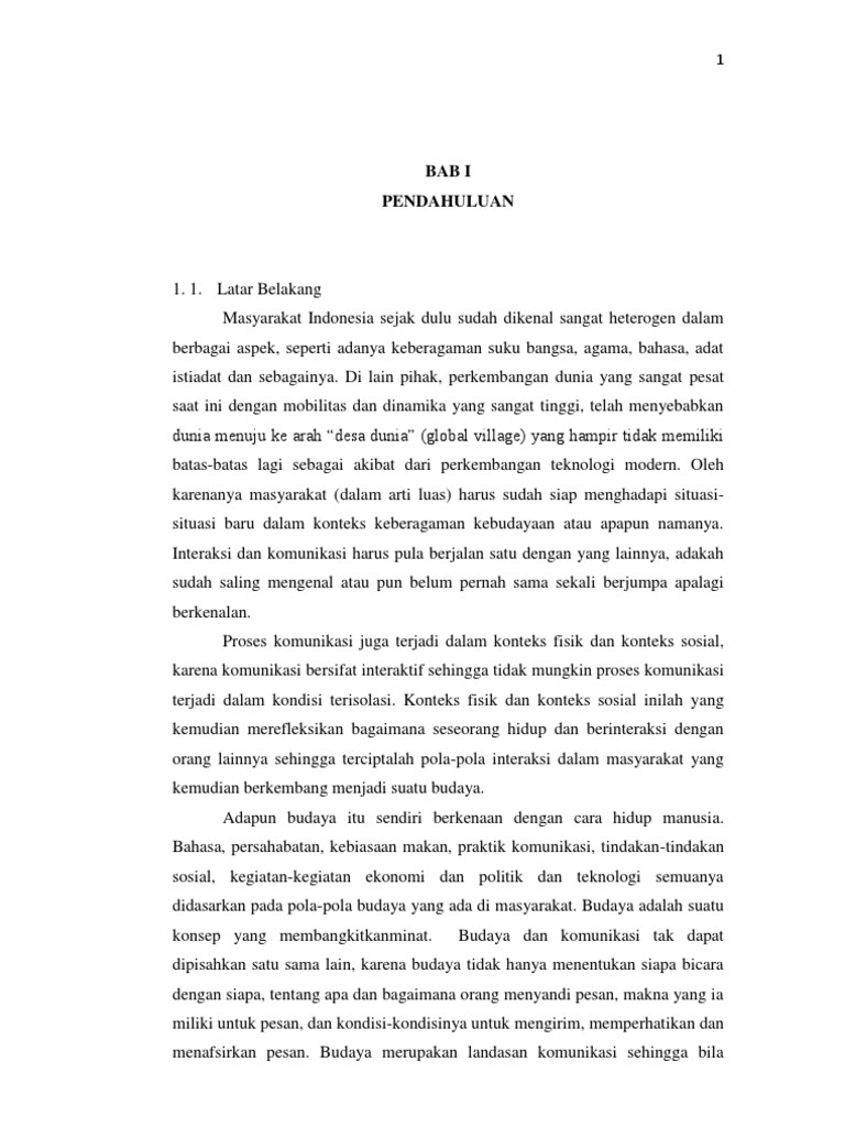 Komunikasi Antar Budaya