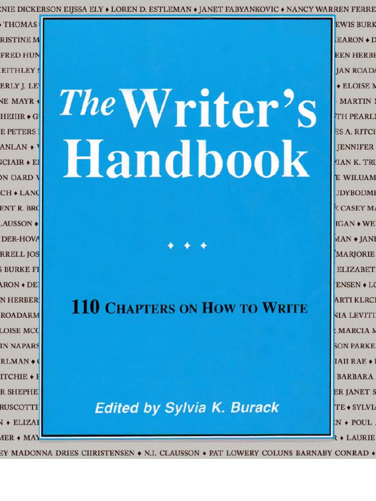The Writers Handbook PDF Emily Dickinson Poetry pic image