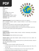 Proiect De Lectie Educatie Civica Clasa A Iv A