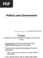 Politics and Government PPT Macionis 20