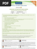 Download Resource Estimation Using Surpac Perth 2013 by Bahram Jafrasteh SN140947723 doc pdf