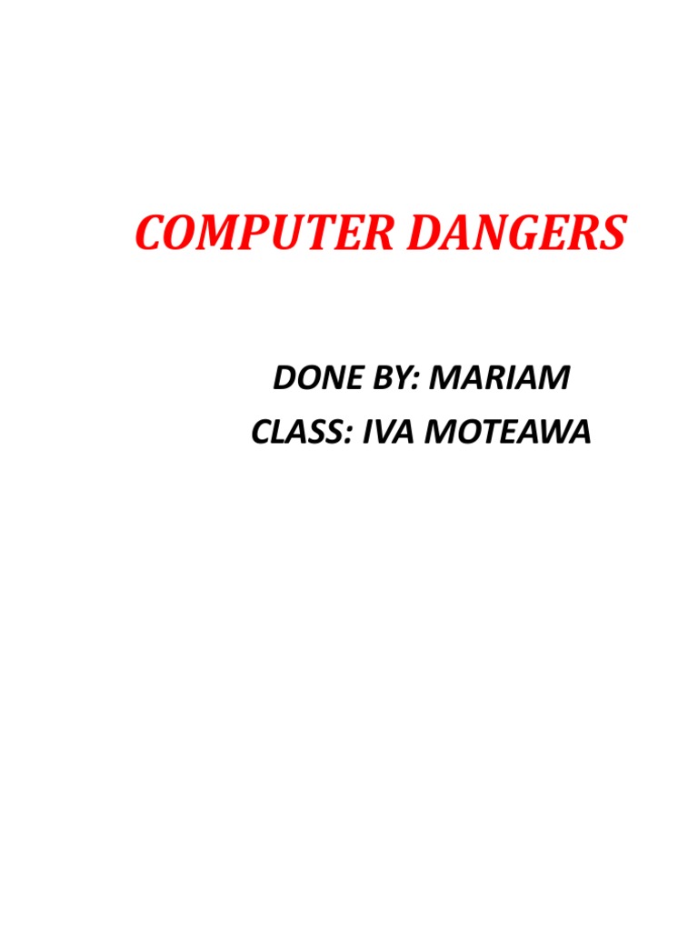 Understanding Computer Malware Risks | PDF