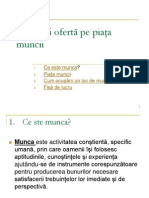 Cerere Şi Ofertă Pe Piaţa Muncii - PPT Macro.