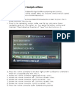 E60 Hidden Navigation Menu Instructions