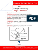 Part 1 - Cutting Tool Geometry - Angle Definitions