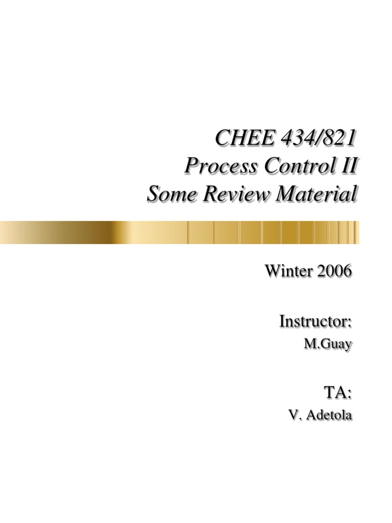 Process Dynamics and Control | PDF