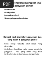 Download Problem Pengelolaan Gangguan Jiwa Di Pelayanan Primer by stevanie87 SN140962595 doc pdf