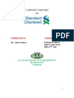 Standard Chartered Project Report