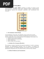 The Database Life Cycle