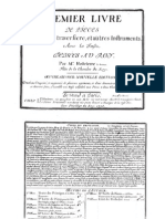 Pièces Pour La Flûte Traversiere, Livre I, Op.2 (Hotteterre, Jacques)