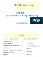 C Programming (1/7) - Computers and Programming