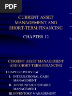 Current Asset Management and Short-Term Financing