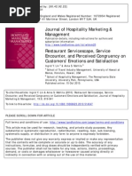 Download Restaurant Servicescape Service Encounter by souzanamel SN140987100 doc pdf