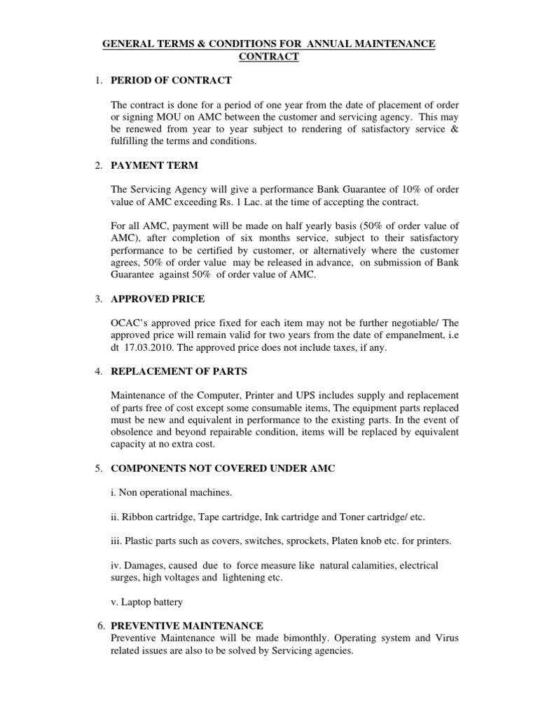 Terms Conditions | PDF | Printer (Computing) | Government