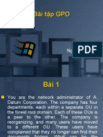 GPO Bài tập về quản lý chính sách nhóm và phân phối phần mềm
