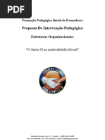 proposta de intervenção pedagógica